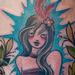 Tattoos - Rock and Roll Traditional Pin up - 71629